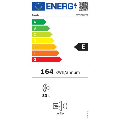 Bosch | GTV15NWEA | Freezer | Energy efficiency class E | Free standing | Upright | Height 85 cm | Fridge net capacity L | Whit - 5